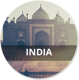 Taj Mahal with the word “INDIA”