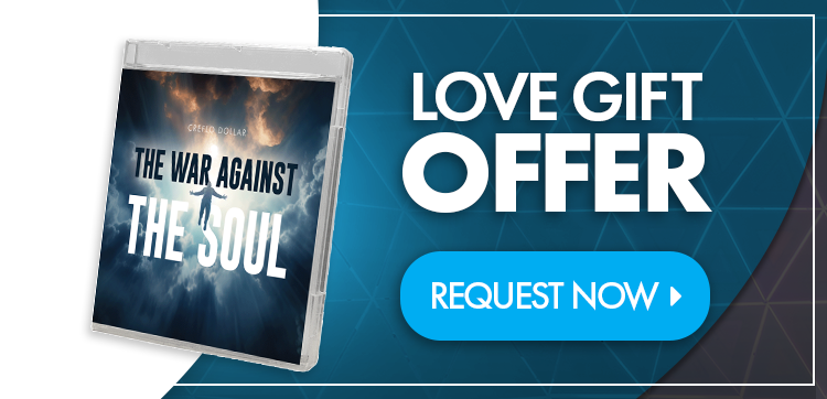 Display of Keys to Godly Living message with words “LOVE GIFT OFFER”