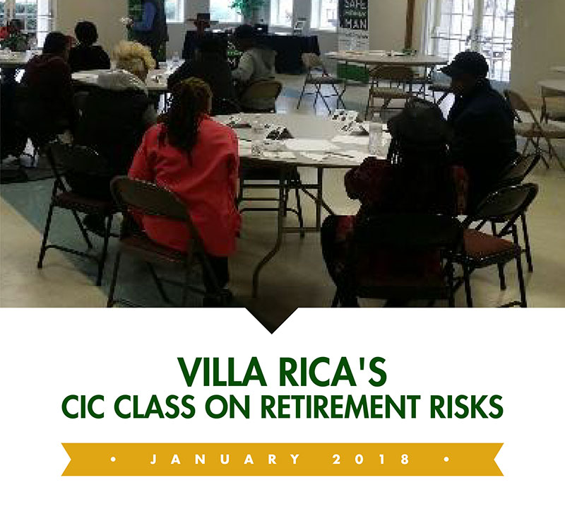 Villa Rica's CIC Class on Retirement Risks thumbnail
