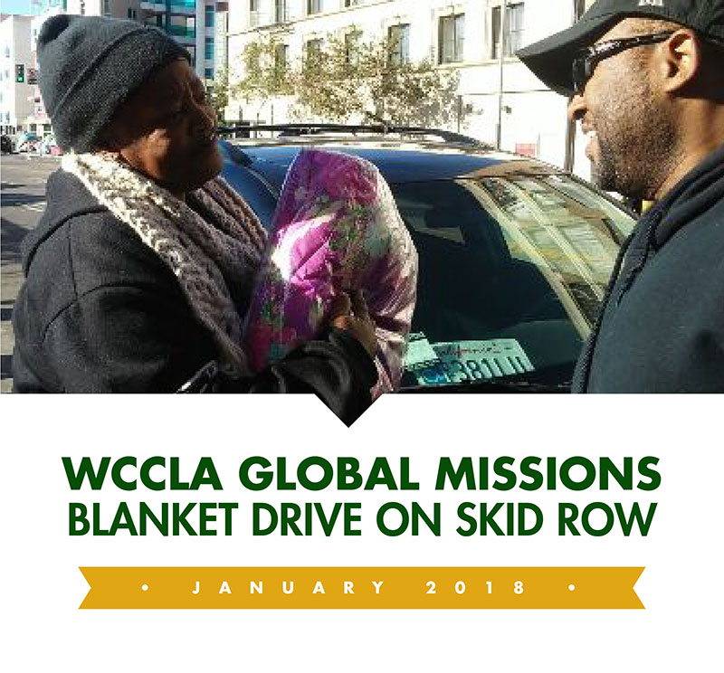 WCCLA Global Missions Blanket Drive on Skid Row thumbnail